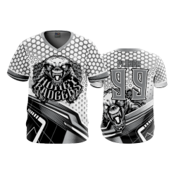 2638 FD Sport V-Neck MENS HONEY-BADGERS-WHITE