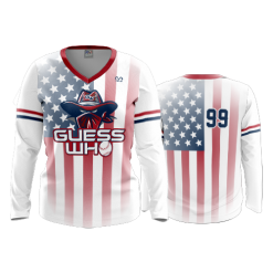 2640 FD Womens V-Neck Longsleeve GUESS-WHO