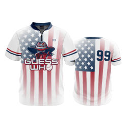 2640 FD Quarter Zip Batting Jacket SS GUESS-WHO