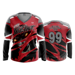 1796 FD Womens V-Neck Longsleeve WOLFPACK