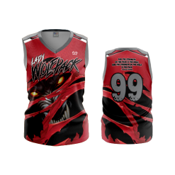 1796 FD Womens V-Neck Sleeveless WOLFPACK