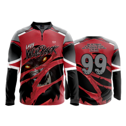 1796 FD Quarter Zip Batting Jacket LS WOLFPACK