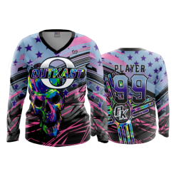 2629 FD Womens V-Neck Longsleeve OUTKAST