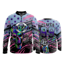 2629 FD Quarter Zip Batting Jacket LS OUTKAST