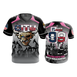 1262 FD Sport V-Neck MENS CITY-CHAMPS-BLACK