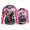 1262 FD Womens V-Neck Longsleeve CITY-CHAMPS-PINK