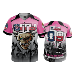 1262 FD ProTek Mens Full Button Down CITY-CHAMPS-PINK