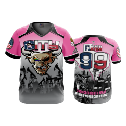 1262 FD Sport V-Neck MENS CITY-CHAMPS-PINK