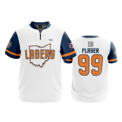 905 FD Quarter Zip Batting Jacket SS LASERS-ORANGE-2020-WHITE