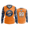 905 FD Womens V-Neck Longsleeve OHIO-LASERS-ORANGE-PIN