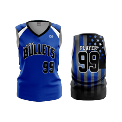 2642 FD Womens V-Neck Sleeveless LADY-BULLETS-CLEAN