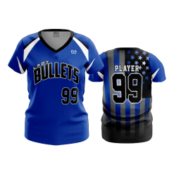2642 FD Womens V-Neck LADY-BULLETS-CLEAN