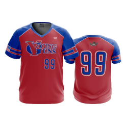 2666 FD Sport V-Neck MENS YOUNG-GUNS-RED