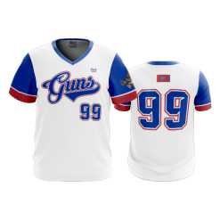 2666 FD Sport V-Neck MENS YOUNG-GUNS-WHITE