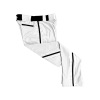 1727 CL WHITE CUSTOM BRAID MENS PANT STRIKE-OUT-CANCER
