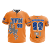 1736 FD Quarter Zip Batting Jacket SS TFM-DEVILS-ORANGE