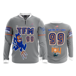 1736 FD Quarter Zip Batting Jacket LS TFM-DEVILS