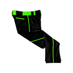 2649 CL BLACK CUSTOM BRAID MENS PANT BASE-INVADERS-GREEN-FLO INK + $5