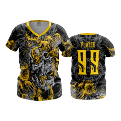 2643 FD Womens V-Neck NO-TEAM-DAMNER-KRAKEN