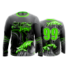 2645 FD Long Sleeve MENS TIDE-SWINGS-BLACK-FLO INK + $5