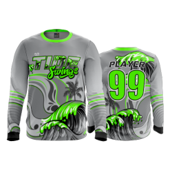 2645 FD Long Sleeve MENS TIDE-SWINGS-GREY-FLO INK + $5