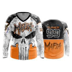 2646 FD Womens V-Neck Longsleeve MOTOWN-MAFIA