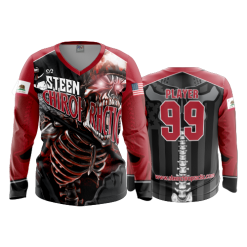 2652 FD Womens V-Neck Longsleeve STEEN-CHIROPRACTIC