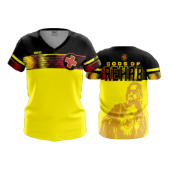 1303 FD Womens V-Neck GODS-OF-REHAB