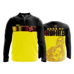 1303 FD Quarter Zip Batting Jacket LS GODS-OF-REHAB