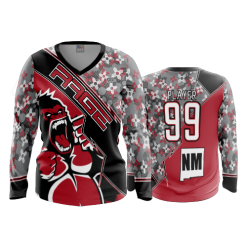 2659 FD Womens V-Neck Longsleeve RAGE