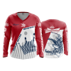 2386 FD Womens V-Neck Longsleeve FABIANO-BROTHERS-RED