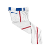 2386 CL WHITE CUSTOM BRAID MENS PANT FABIANO-BROTHERS-RED