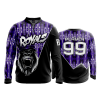 2664 FD Quarter Zip Batting Jacket LS ROYALS