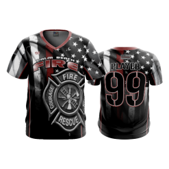 2671 FD Sport V-Neck MENS PALM-BEACH-FIRE