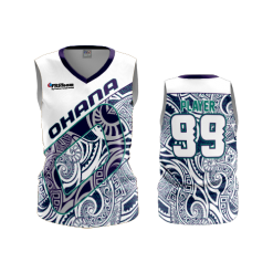 1675 FD Womens V-Neck Sleeveless OHANA-WHITE-ADDONS