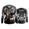 2660 FD Womens V-Neck Longsleeve CLASSIC-HITTERS