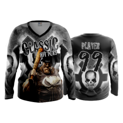 2660 FD Womens V-Neck Longsleeve CLASSIC-HITTERS