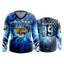 2651 FD Womens V-Neck Longsleeve WICKED-CAMELS