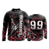2672 FD Quarter Zip Batting Jacket LS KRIS-GRIMSTAD
