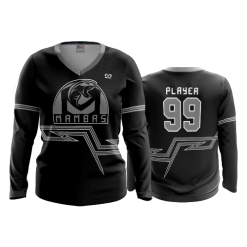 2663 FD Womens V-Neck Longsleeve MAMBAS
