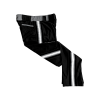 2663 CL BLACK CUSTOM BRAID MENS PANT MAMBAS