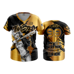 1727 FD Womens V-Neck 307-TWISTED