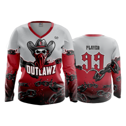 2260 FD Womens V-Neck Longsleeve OUTLAWZ