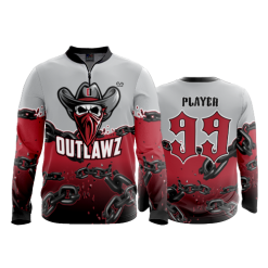 2260 FD Quarter Zip Batting Jacket LS OUTLAWZ