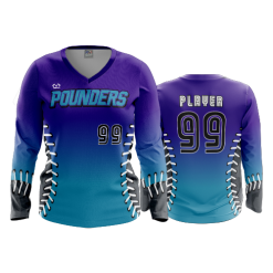 2342 FD Womens V-Neck Longsleeve POUNDERS