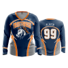 2675 FD Womens V-Neck Longsleeve MALVERNE-MUSTANGS
