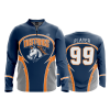 2675 FD Quarter Zip Batting Jacket LS MALVERNE-MUSTANGS