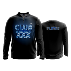 1628 FD Quarter Zip Batting Jacket LS CLUB-XXX