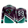 708 FD Long Sleeve MENS MIGHTY-DUCKS-PURPLE