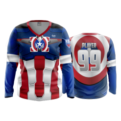 1785 FD Womens V-Neck Longsleeve RBI-MARVEL-CAPTAIN